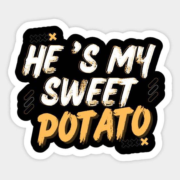 He's My Sweet Potato Sticker by Diwa